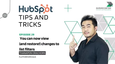 Tips and tricks ep29 You can now view and Restore changes to list filters