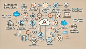 HubSpot vs Salesforce Sales Cloud : สองยักษ์ใหญ่ CRM ปะทะกัน ใครจะเป็นผู้ชนะ?