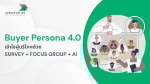 Buyer Persona 4.0 เข้าใจผู้บริโภคด้วย Survey + Focus Group + AI