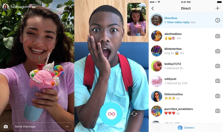 Instagram Stories คอมเมนต์ด้วยภาพ