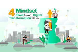 4 Mindset ที่ต้องมีในการทำ Digital Transformation ให้สำเร็จ