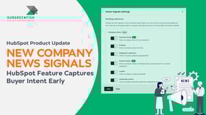 HubSpot Product Update: New Company News Signals