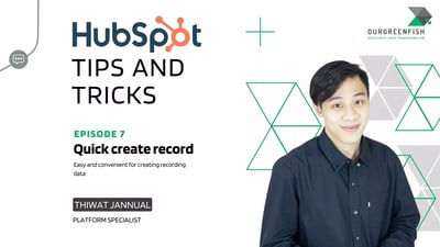 Tips and Tricks ep7 Quick Create Record