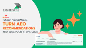 Turn AEO Recommendations into Blog Posts in One Click