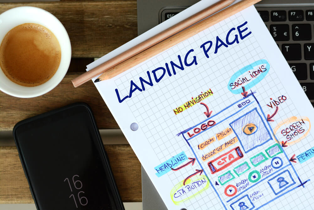 สร้าง Landing Page